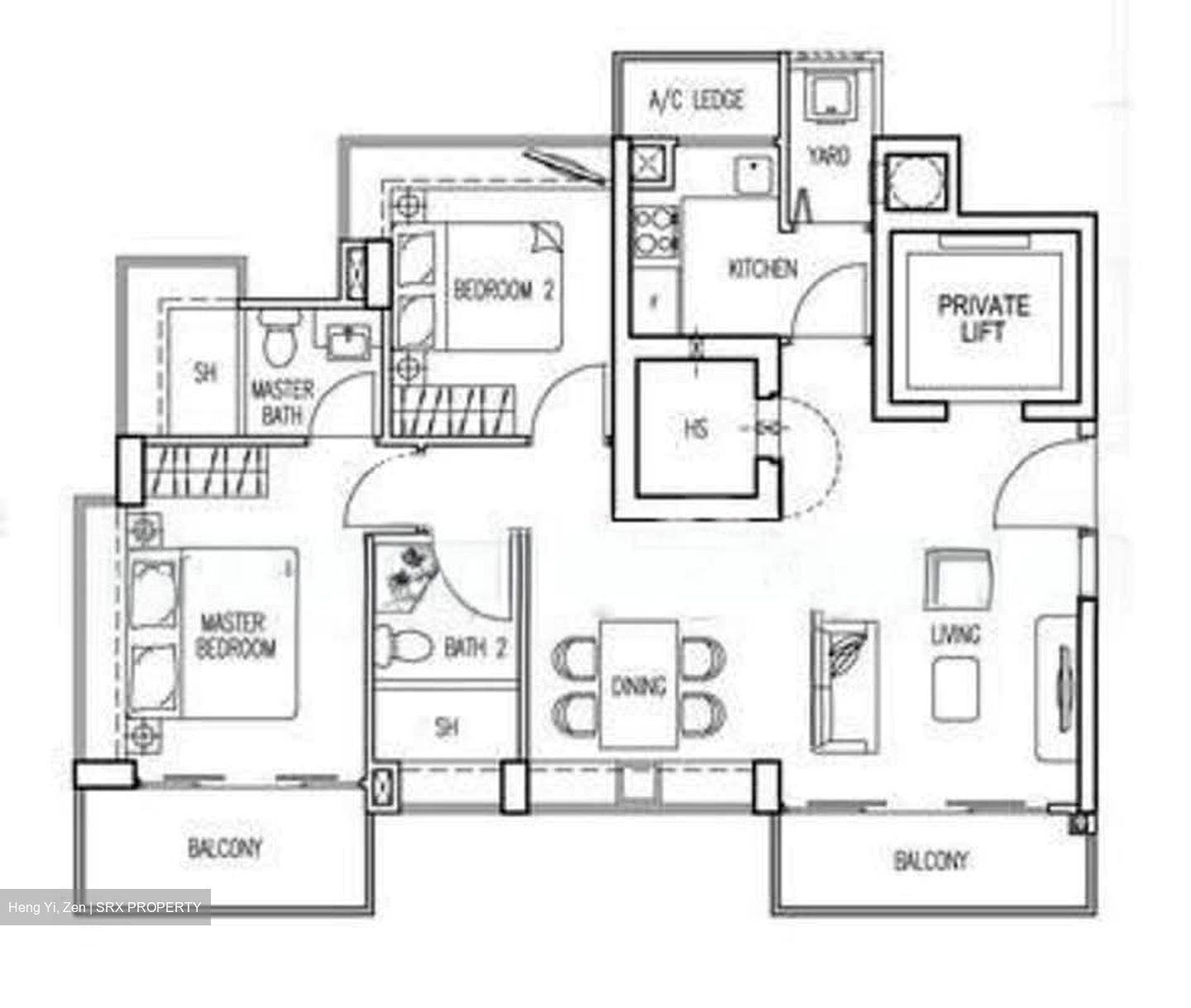 Esta Ruby (D14), Apartment #527999211